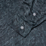 Silk Crinkle L/S Lounge Shirt - Black