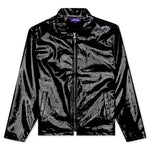 Stamp Embossed Vinyl Work Jacket - Black