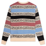 Wanto Brushed Sweater - Pink/Black/Blue