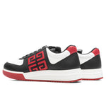 G4 Low-Top Sneakers - Black/White/Red