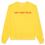 Art That Kills Rev Crewneck - Yellow