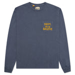 De La Galerie L/S Pocket Tee - Navy