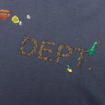 Dept Logo Handpainted Tee - Navy