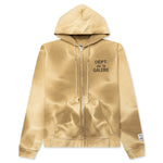 French Zip Hoodie - Tan