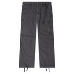 Garment Dye Rip Stop Pants - Black
