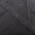 Garment Dye Rip Stop X Nylon Twill Shirt - Black