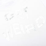 Get Weird Hologram Tee - White