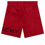 4G Long Swim Shorts - Vermillon