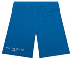 Boxy Fit Reverse Print Shorts - Bright Blue