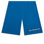 Boxy Fit Reverse Print Shorts - Bright Blue