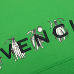 Branding Embroidery Classic Fit Hoodie - Apple Green