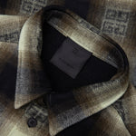 Classic Fit All Over Print L/S Overshirt - Khaki/Black
