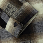 Classic Fit All Over Print L/S Overshirt - Khaki/Black