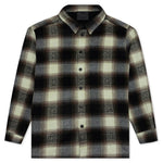 Classic Fit All Over Print L/S Overshirt - Khaki/Black