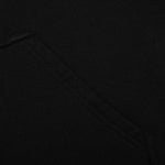Classic Fit Hoodie w/ Reverse Print - Black