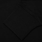 Classic Fit Sweatshirt w/ Reverse Print - Black