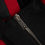 Embroidered Varsity Jacket - Red