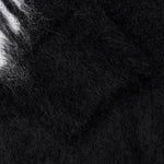 Intarsia Mohair and Wool Sweater - Black/White