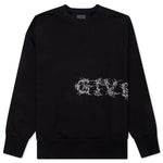 Logo Barbed Oversized Sweatshirt - Black