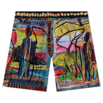 Long Print Shorts - Multicolored