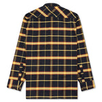 Oversized Shirt With Front Zips - Black/Yellow