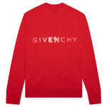 Reaper Printed Crewneck Sweater - Red