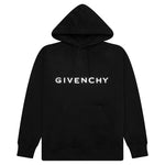 Reflective Slim Fit Hoodie - Black