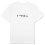 Slim Fit Reverse Print T-Shirt - White