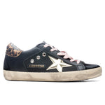 Women's Super-Star Sneakers - Black/Gold