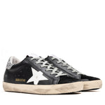 Women's Super-Star Sneakers - Black/White/Silver