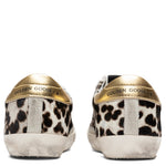 Women's Super-Star Sneakers - Ice/White/Black Leopard/Gold