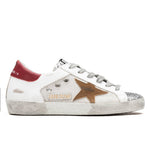 Women's Super-Star Sneakers - Silver/White/Tobacco