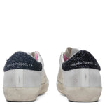 Women's Super-Star Sneakers - White/Light Blue/Dark Blue