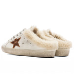 Women's Super Star Sabot - White/Chocolate Brown/Beige