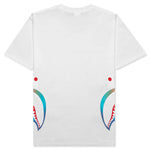 Gradation Side Shark Tee - White