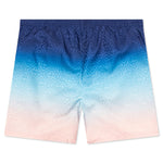 Gradient Printed Swim Shorts - Blue