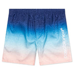 Gradient Printed Swim Shorts - Blue