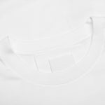 Gros Grain in Cotton T-Shirt - White
