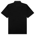 Gros Grain in Poplin Shirt - Black