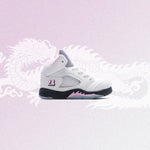 Air Jordan 5 Retro OG '35th Anniversary' (TD) - White/Black/Med Soft Pink/White