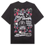 HTG Hotel Collage S/S Tee - Black