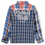 Crazy Check L/S Shirt - Blue