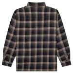 Half Hombre Check Shirt L/S - Beige
