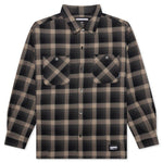 Half Hombre Check Shirt L/S - Beige