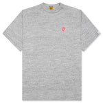 Heart Badge T-Shirt - Grey