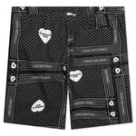 Heart Bandana Short - Black