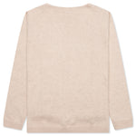 Heart Knit Sweater - Beige