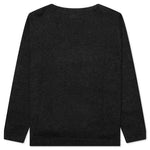 Heart Knit Sweater - Black