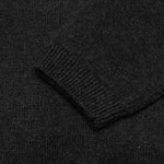 Heart Knit Sweater - Black