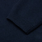 Heart Knit Sweater - Navy